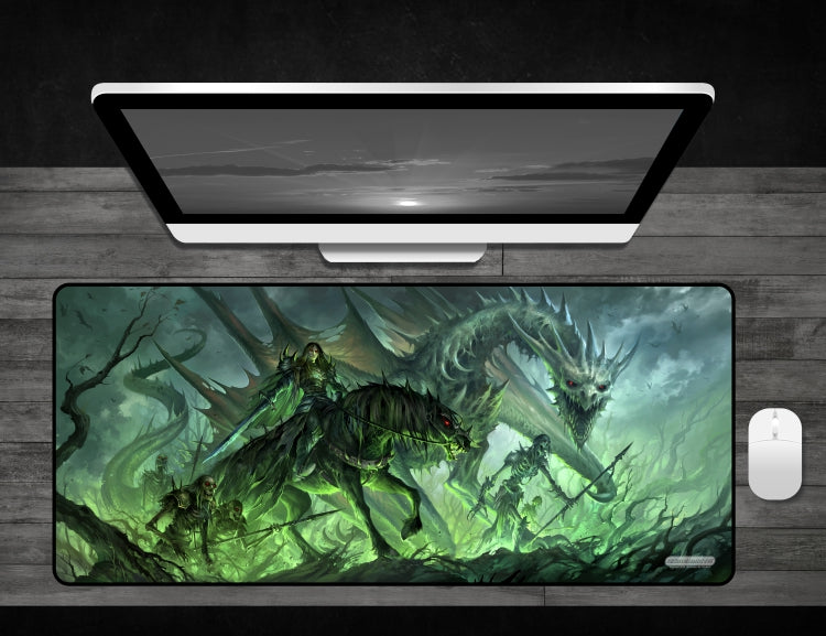 Army of the Dead - Deskmat Premium Black Stitched - 32" x 14" x 1/8"