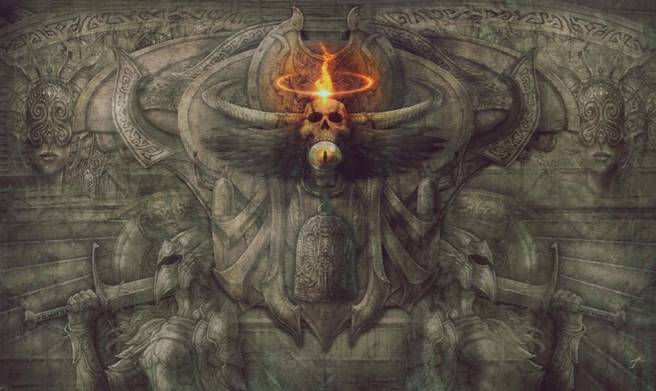 Wall of Pain - Jason Engel - Playmat Standard No Border - 24" x 14" x 1/16"