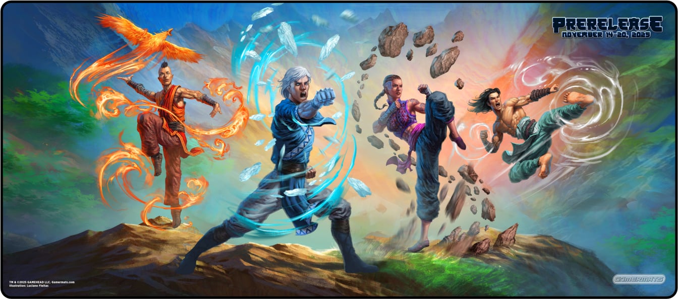 10 x Premium Black Stitched Deskmat (14"x32") - Avatar
