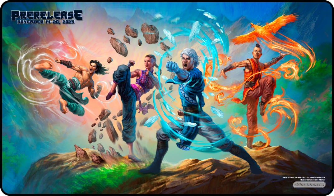Add-on (only) x Black Stitched Playmats (14"x 24")  - Avatar