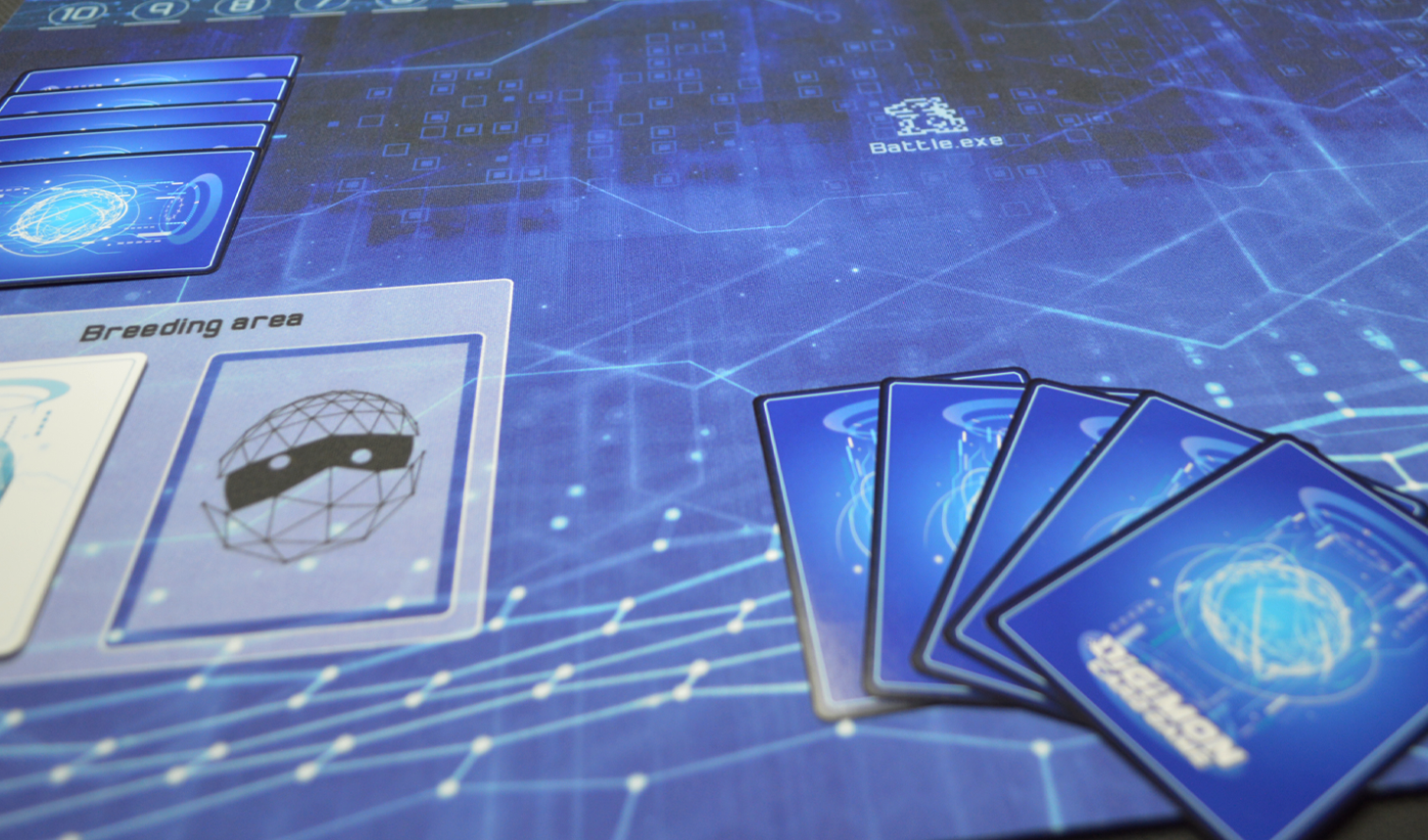 Digimon Cyber Fog – Playmat with Zones