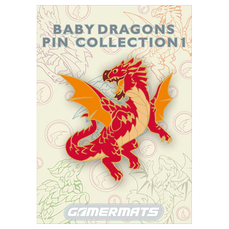 Baby Red Dragon from Baby Dragons Pin Set 1