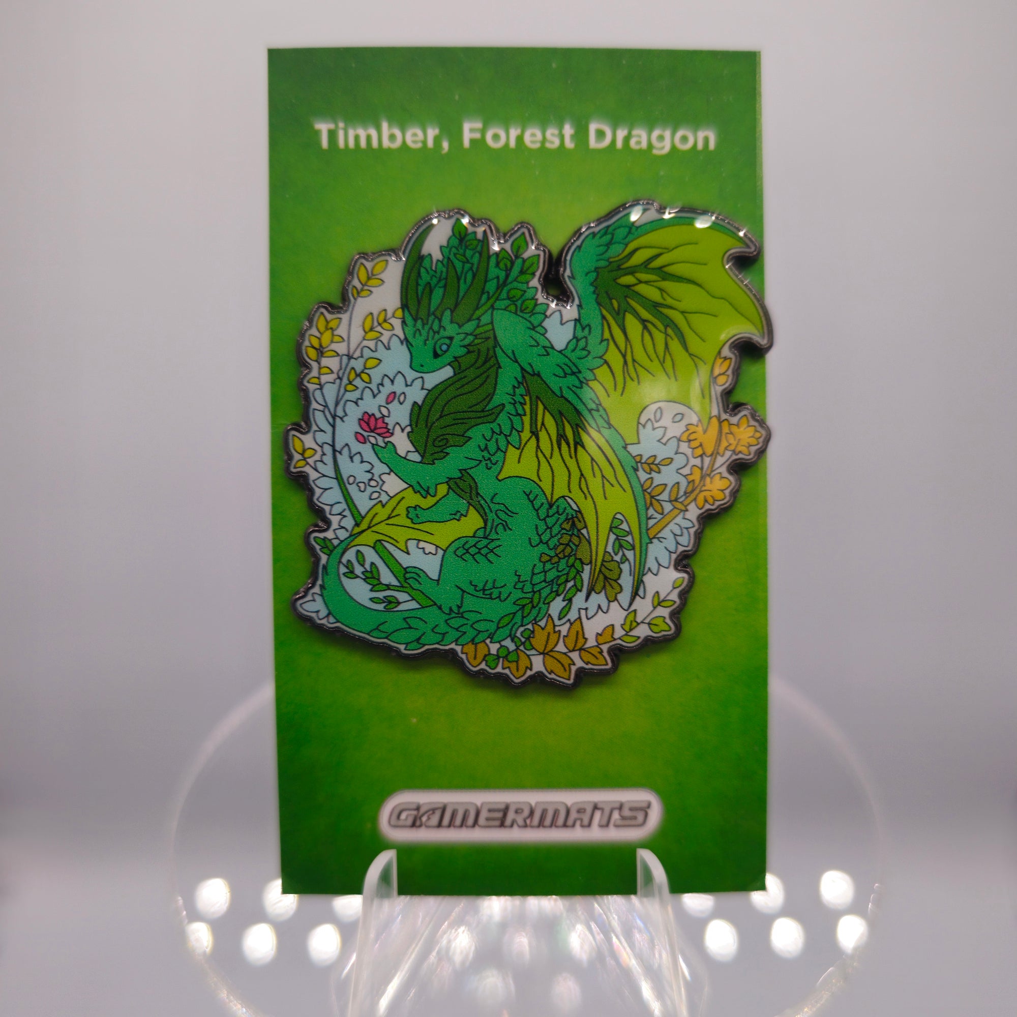 Timber, Forest Dragon Pin
