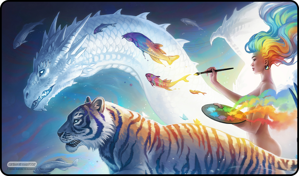 Create your world by Jonas Jodicke - Playmat