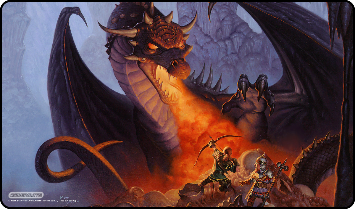 Dragons Lair by Matt Stawicki - Playmat