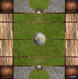 Guild Ball Compatible Field - Wargame Mat 36" x 36"