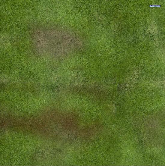 Grassy Terrain - Wargame Mat 36" x 36"