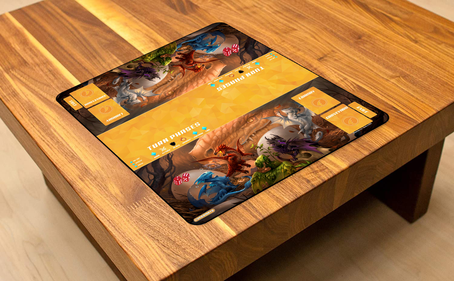 Baby Dragons - Two-Player XL Playmat Magic Compatible