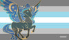 Demiboy Unicorn Flag - Playmat