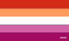 Lesbian Pride Flag - Playmat