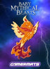 Baby Phoenix from Mythical Beast Baby Pin Set 1 2" Pin