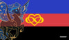 Polyamorous Unicorn Flag - Playmat