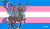 Transgender Unicorn Flag - Playmat