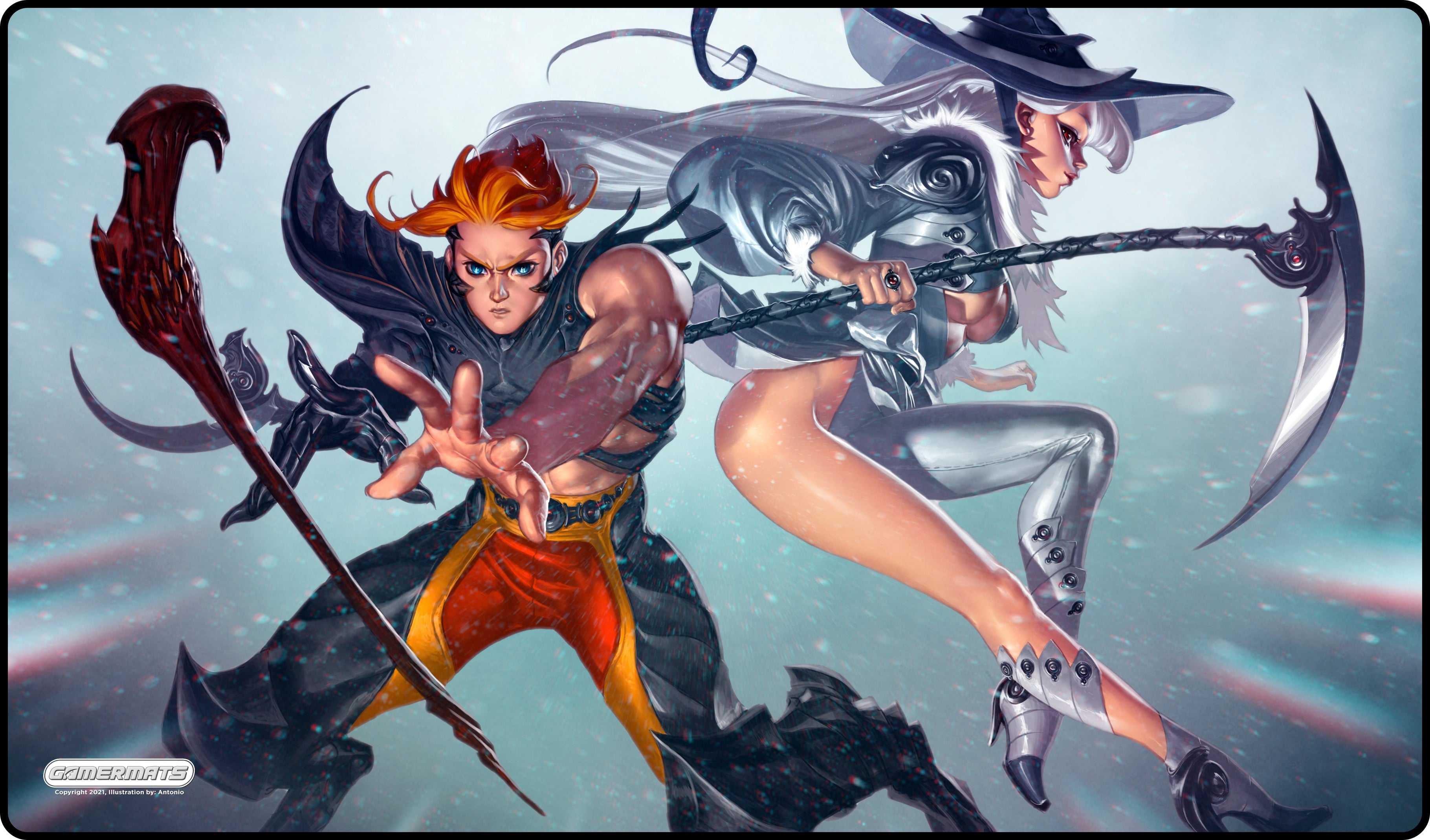 Witch and Sorcerer - Playmat
