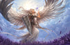 Angel in White - Metal Art Print 11" x 17"