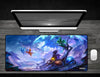 Baby Dragons Circle of Life - Deskmat Premium Black Stitched - 32" x 14" x 1/8"